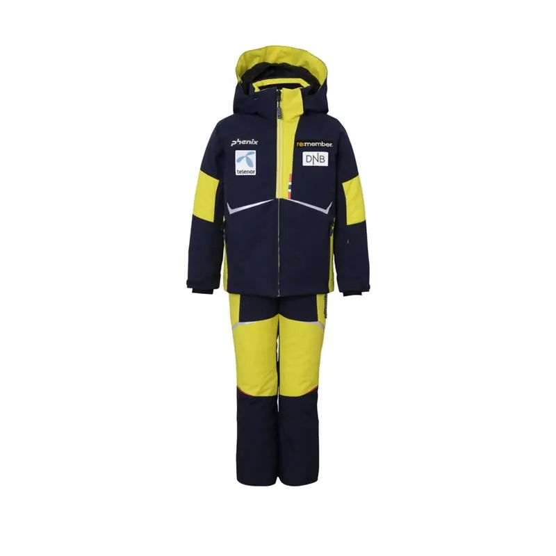 Nejlepší Cena Phenix Norway Alpine Team Kids Two-pice Suit (Černá) - Dětská lyžařská souprava Endorphin Republic