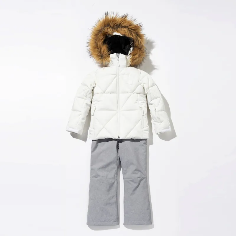 Originální Phenix Star Jewel Jr Two-Piece (Bílá) - Dívčí lyžařský dvoudílný komplet Endorphin Republic
