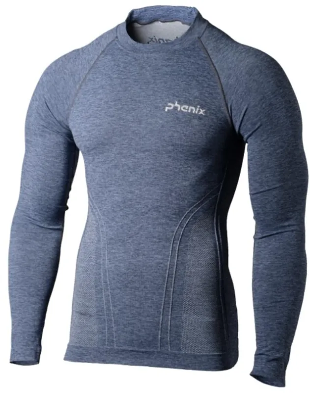 Phenix Stretch Tee crew neck (Modrá) - Pánské funkční tričko Endorphin Republic Nejlepší Volba