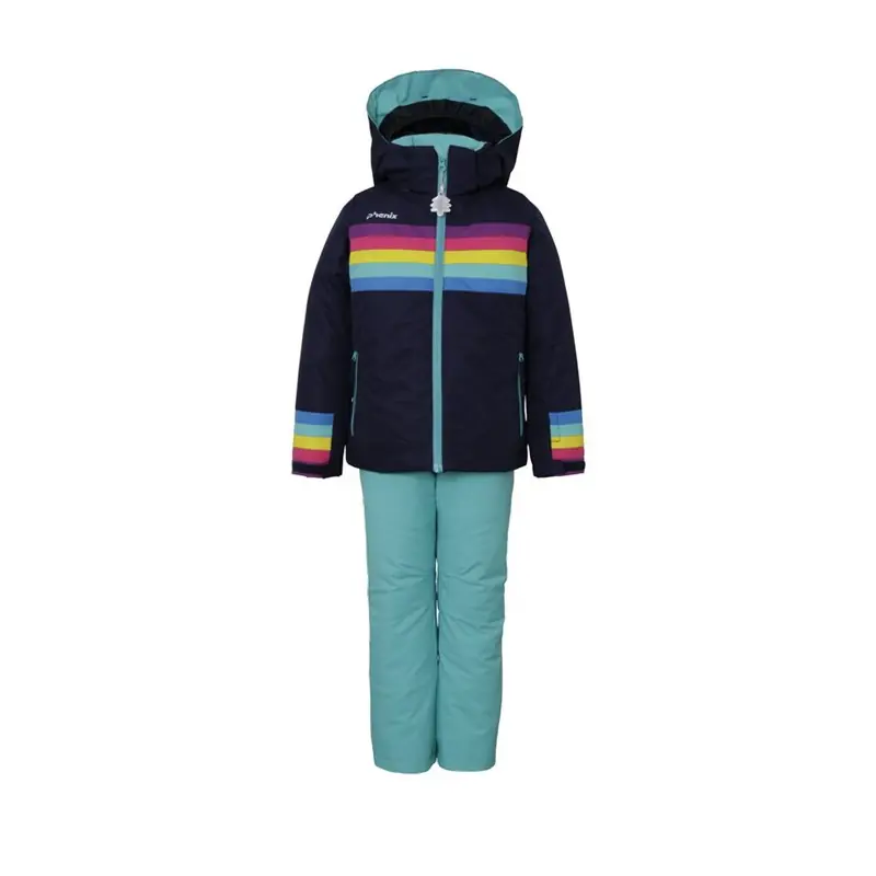 Zlevněný Phneix Rainbow Two-piece Suit (Tmavě modrá) - Dětská lyžařská souprava Endorphin Republic