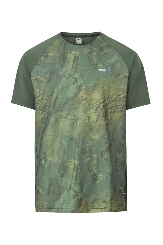 Nejlepší Cena PICTURE Osborn print S/S (Zelená) - Pánské cyklistické triko Endorphin Republic