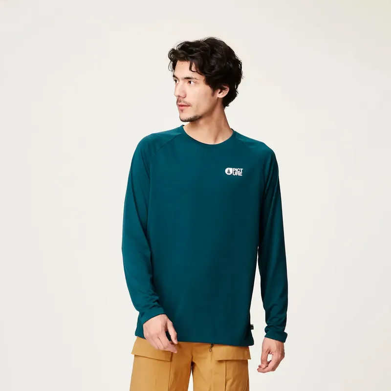 PICTURE Timont L/S (Bílá) - Pánské triko Endorphin Republic Finální Výprodej