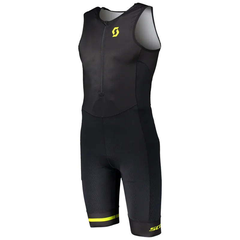 SCOTT Suit Plasma SD w/pad (Černá) - Pánské cyklistické body Endorphin Republic Aktuální