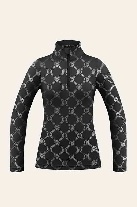 Poivre Blanc BASE LAYER SHIRT (Černá) - Dámská základní vrstva Endorphin Republic Top Prodej