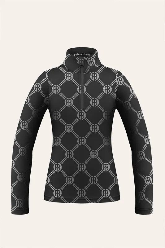 Bezpečná Platba Poivre Blanc BASE LAYER SHIRT (Černá) - Dětská základní vrstva Endorphin Republic