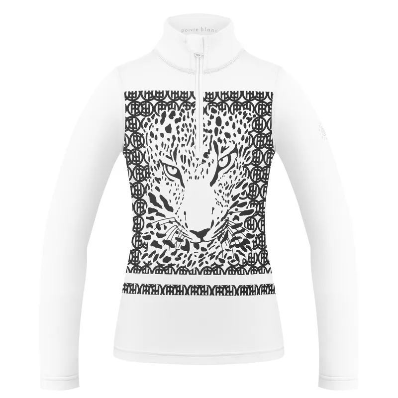 Časově Omezené Poivre Blanc Base Layer Shirt (Šedá) - Dívčí mikina s 1/2 zipem Endorphin Republic