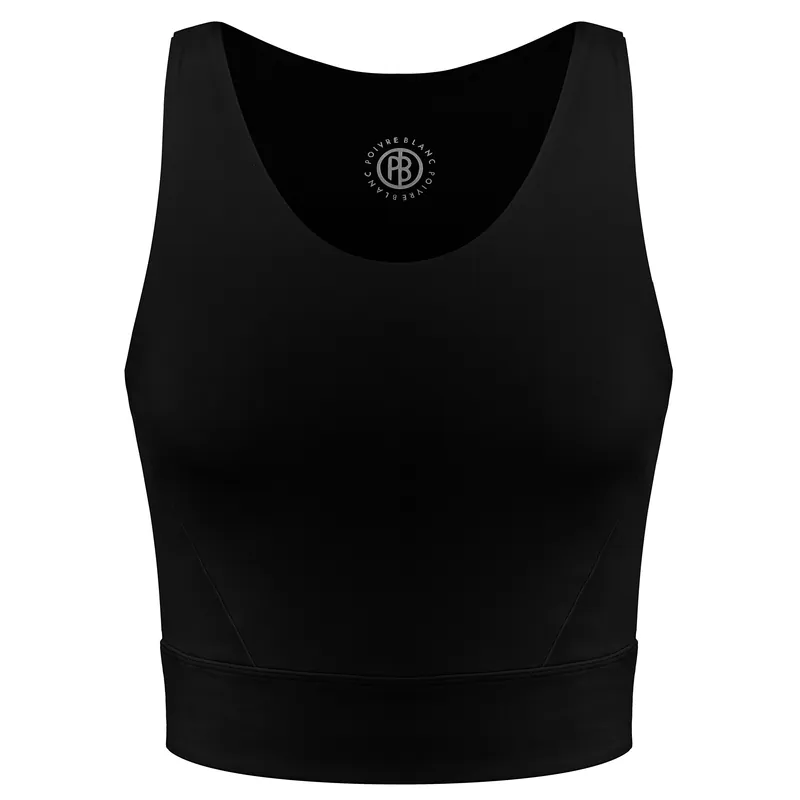 Poivre Blanc CROP TOP (Černá) - Dámský top Endorphin Republic Expresní Doručení