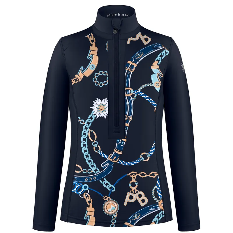 Sleva Poivre Blanc JEWELRY Base Layer Shirt (Žlutá) - Dámská mikina s 1/2 zipem Endorphin Republic