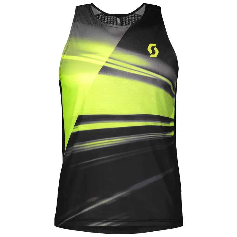 Nejprodávanější Scott Tank M‘s RC Run (Černá) - prodyšné běžecké tílko Endorphin Republic