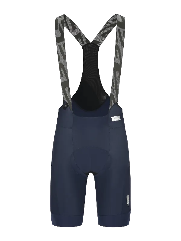 Super Cena Q36.5 Adventure Cargo Bib Shorts (Modrá) - Pánské cyklistické kraťasy Endorphin Republic
