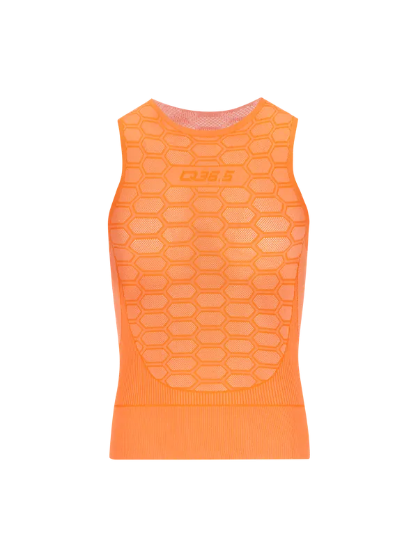 Q36.5 Base Layer 1 Sleeveless (Oranžová) - Cyklistické spodní tílko Endorphin Republic Jen Po Omezenou Doba