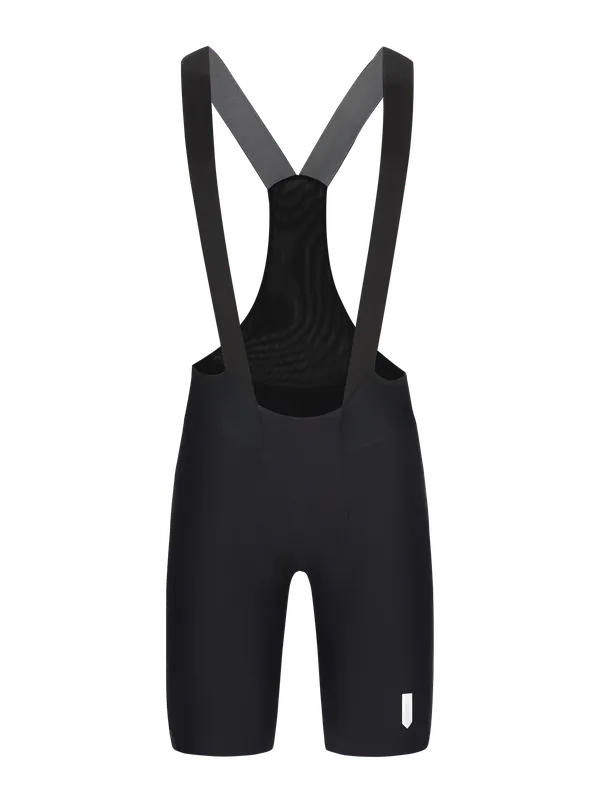 Q36.5 Dottore Hybrid Bib Shorts (Černá) - Pánské cyklistické kraťasy Endorphin Republic Akční Cena