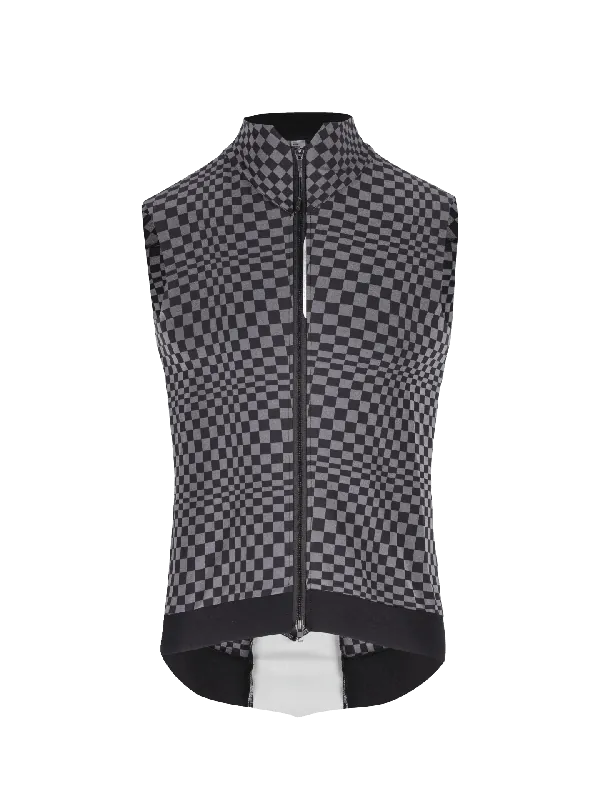 Expresní Doručení Q36.5 Dottore Hybrid Ice Grey (Šedá) - Pánská cyklistická vesta Endorphin Republic