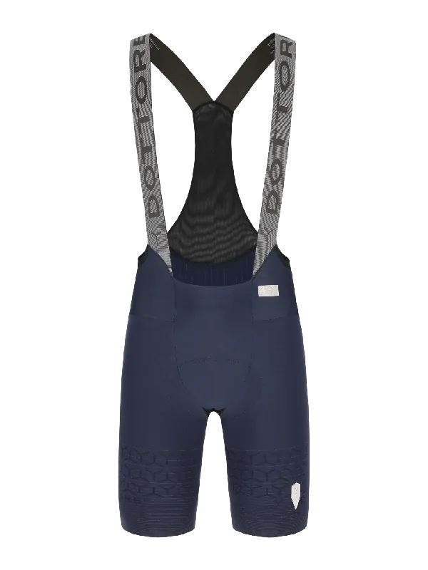 Q36.5 Dottore PRO Bib Shorts (Modrá) - Pánské cyklistické kraťasy Endorphin Republic Výhodná Nabídka