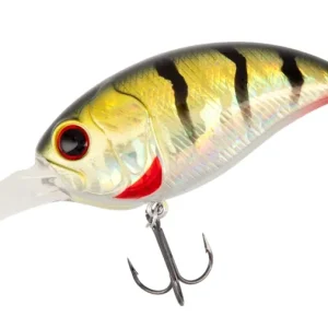 Nejprodávanější MIKADO WOBLER CRAZY CRANK - 62mm/19.7g/GREEN PERCH - PLOVOUCÍ