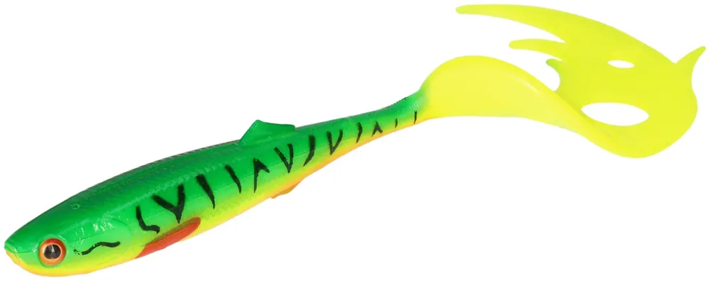 NÁSTRAHA - SICARIO PIKE TAIL 10.5cm/FIRE TIGER - 4 ks Sleva