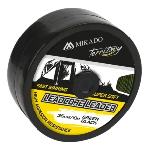 MIKADO LEADCORE LEADER 45lbs/10m ČERNO-ZELENY Nízká Cena