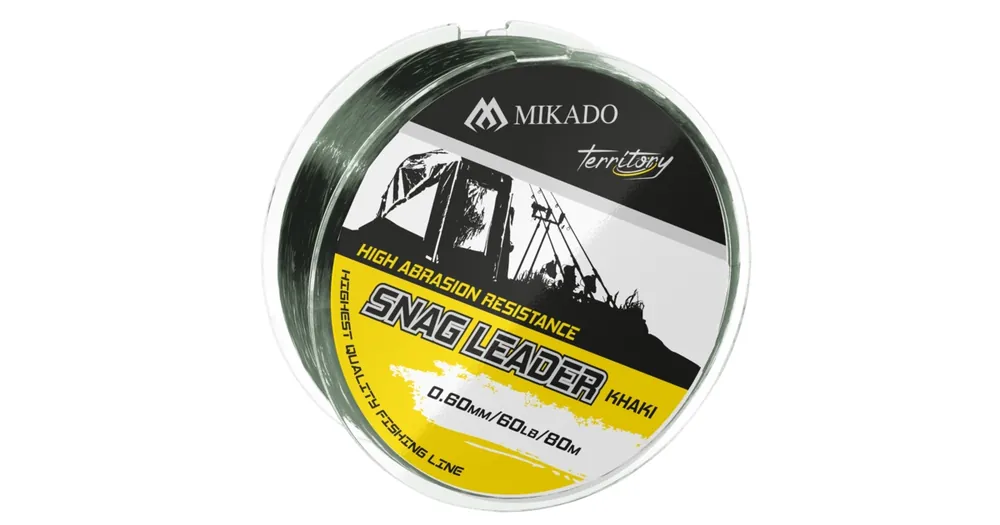 MIKADO ŠOKOVÝ VLASEC SNAG LEADER KHAKI 45lbs/0.50mm/80m Sezónní Sleva