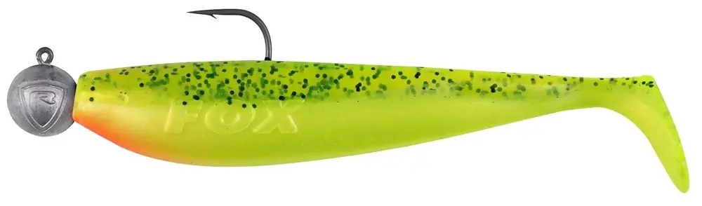 Novinka Fox Rage Gumová Nástraha Loaded Zander Pro Shad UV Lemon Tiger 10cm 10g