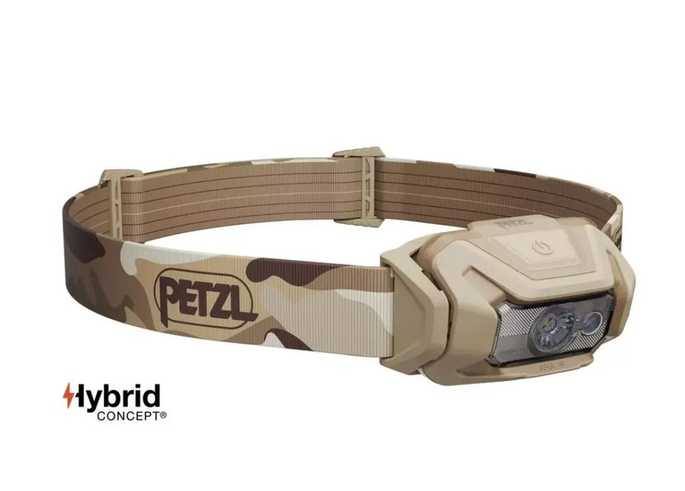 Ihned K Objednání Petzl čelovky - ARIA 1R RGB camou