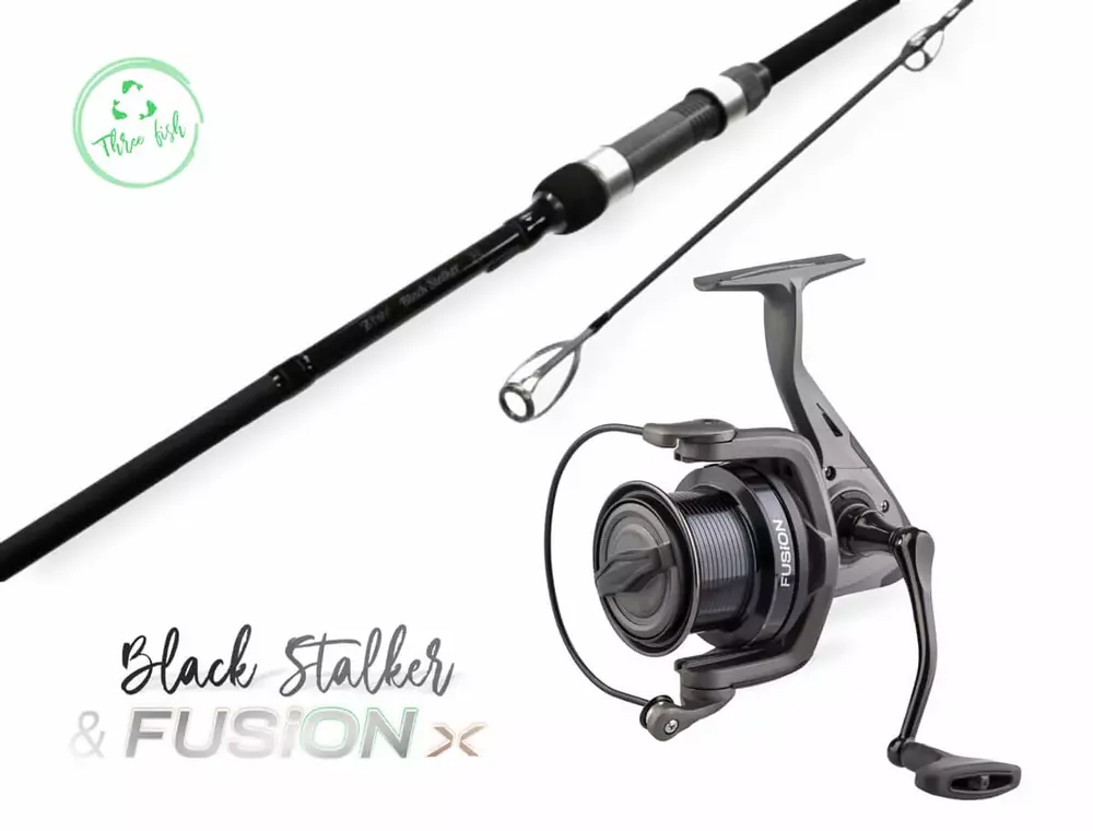 ZFISH Combo Prut Black Stalker 10ft/3lb + Naviják Fusion X 6000 Tovární Cena