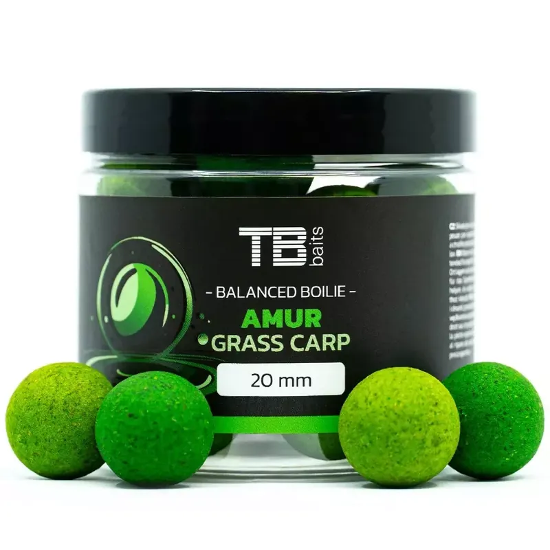 Cenový Hit TB Baits Vyvážené Boilie Balanced + Atraktor Amur 100 g 24 mm