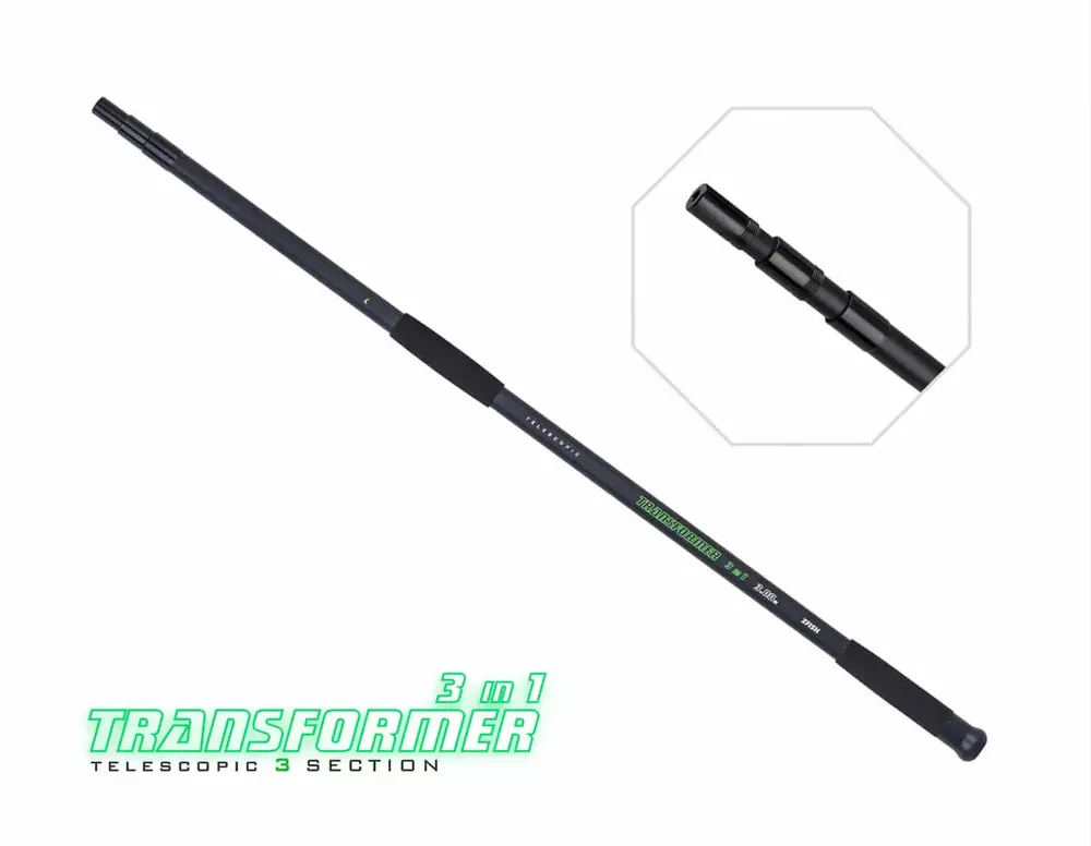 ZFISH Podběráková Tyč Transformer 3m Landing Net Handle Originální