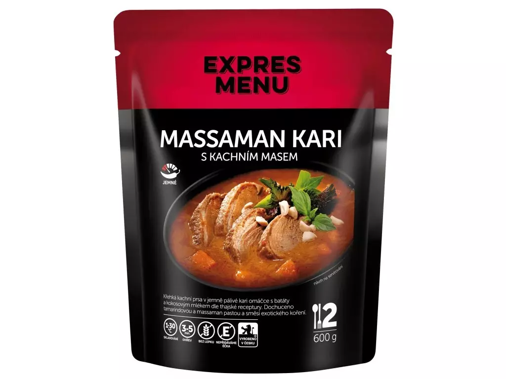 Ihned K Objednání EXPRES MENU Massaman kari s kachním masem
