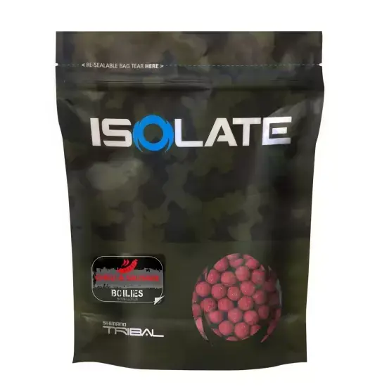 Shimano Boilies Isolate Chilli Sausage - 1 kg 24 mm Cenově Výhodný