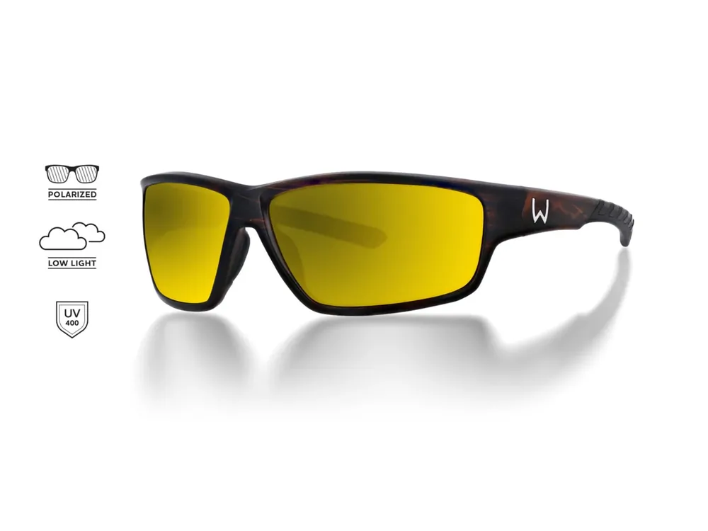 Speciální Cena Westin Polarizační brýle W6 Sport 20 Matte Brown Stripe LB Brown LM Yellow AR Green