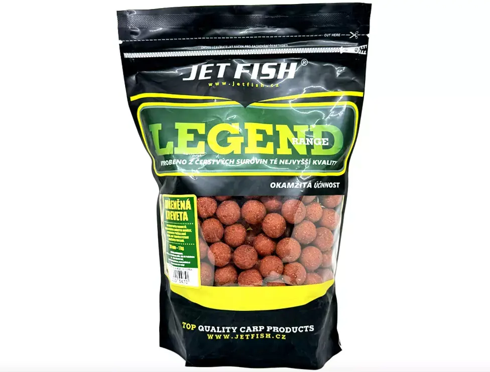 JET FISH Legend Range Boilie Kořeněná Kreveta 3kg Ihned K Objednání
