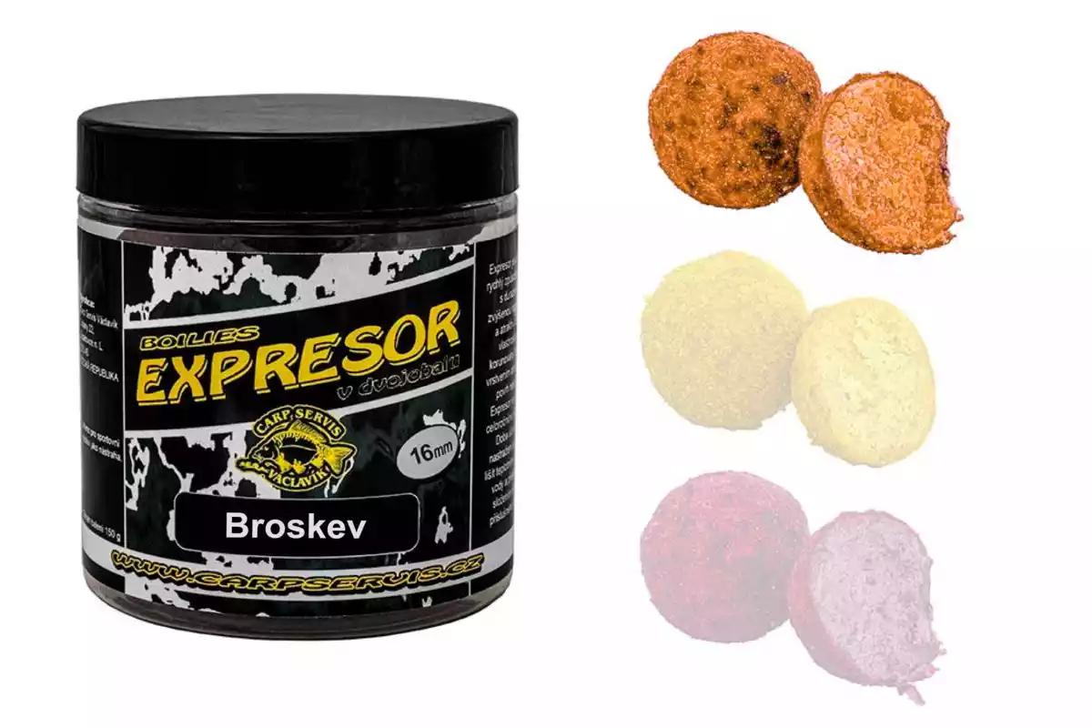 CSV Expresor v dvojobalu - 150 g/16 mm/Broskev Časově Omezené