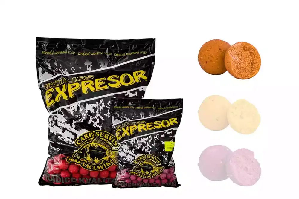 Super Cena CSV Boilies Expresor - 2 kg/20 mm/Broskev
