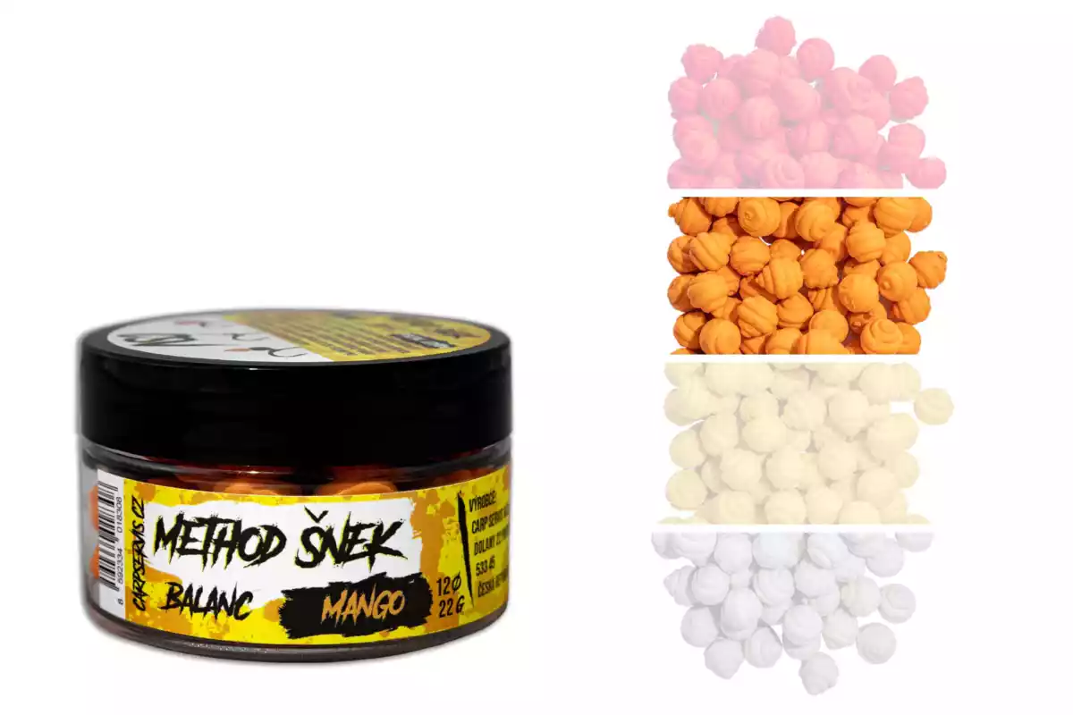 CSV Method Šnek Feeder Balanc - 22 g/Mango Akční Cena