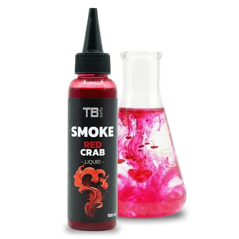 TB Baits Smoke Liquid Red Crab 100 ml Zlevněný