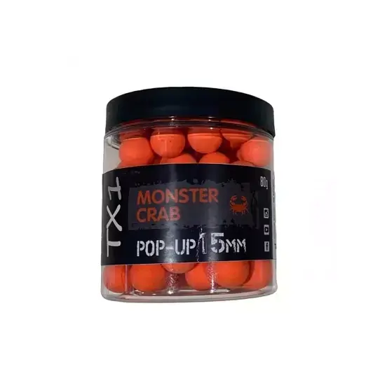 Finální Výprodej Shimano Plovoucí Boilie TX1 Pop-Up 80g Monster Crab 15mm