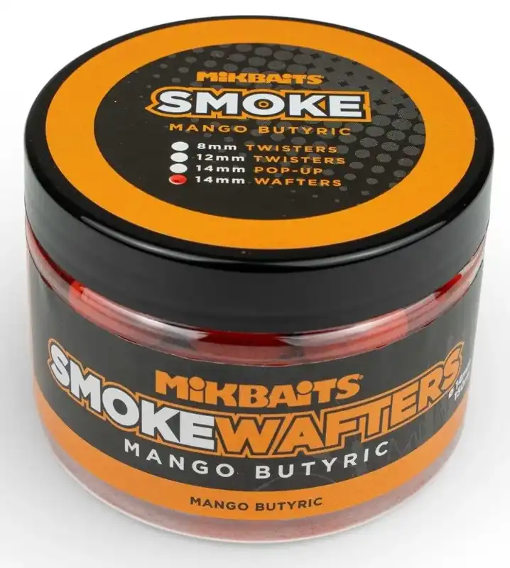 Hit Sezóny MIKBAITS SMOKE wafters 150ml - Mango Butyric 14mm