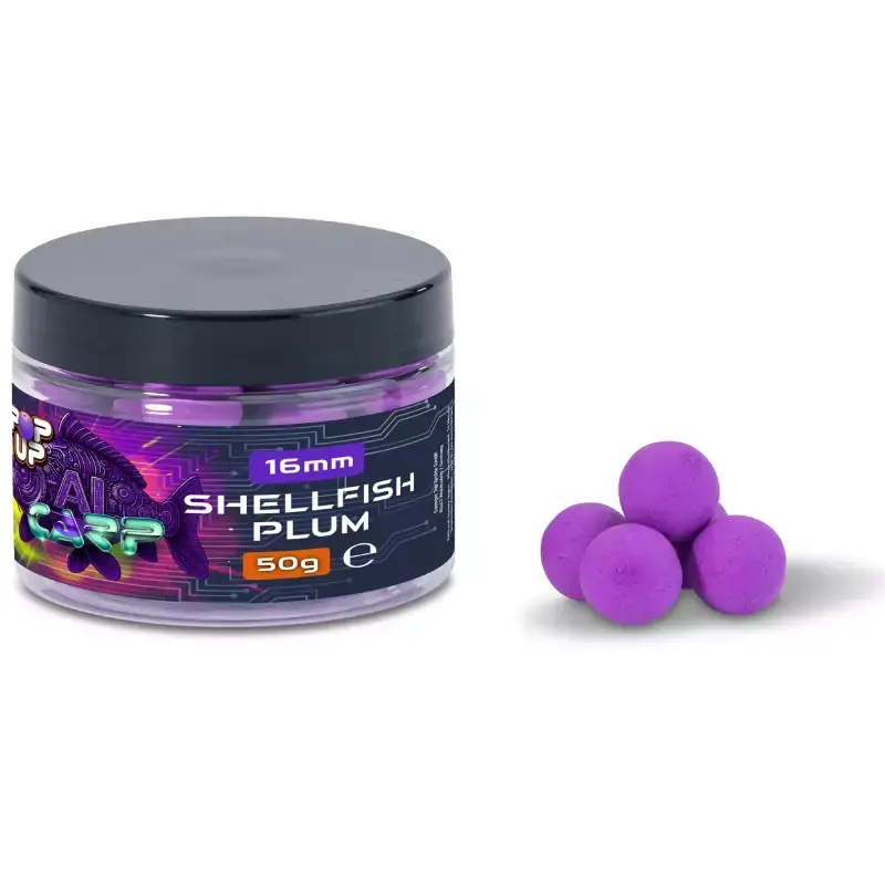 Autentický SAENGER Anaconda pop up AI Carp 50g 16mm Shellfish & Plum