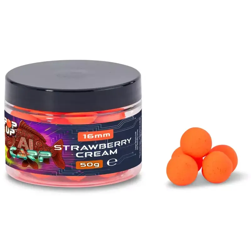 Pouze Dnes SAENGER Anaconda pop up AI Carp 50g 16mm Strawberry Cream