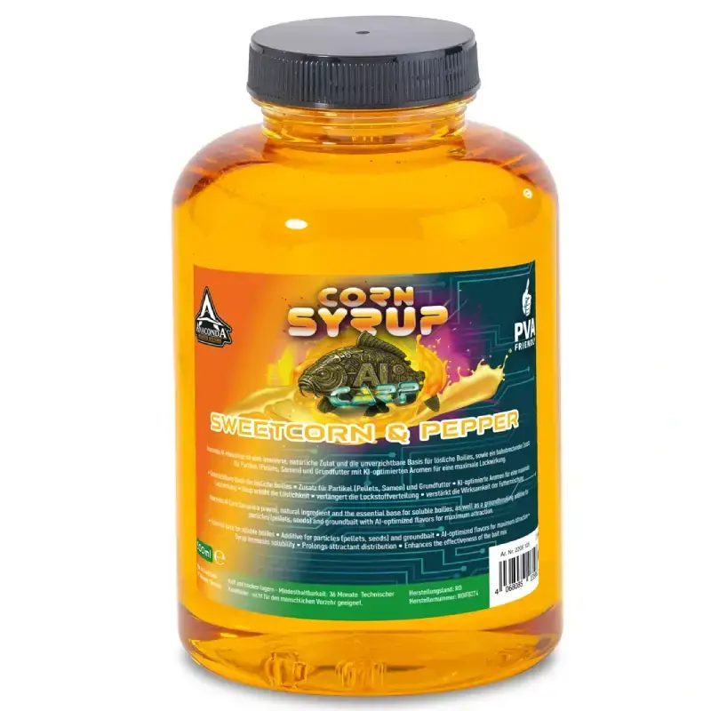 SAENGER Anaconda sirup AI Carp Syrup 500ml Sweetcorn & Pepper Akční Nabídka