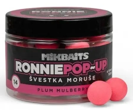 MIKBAITS Ronnie pop-up 150ml - Švestka Moruše 16mm Kup Teď