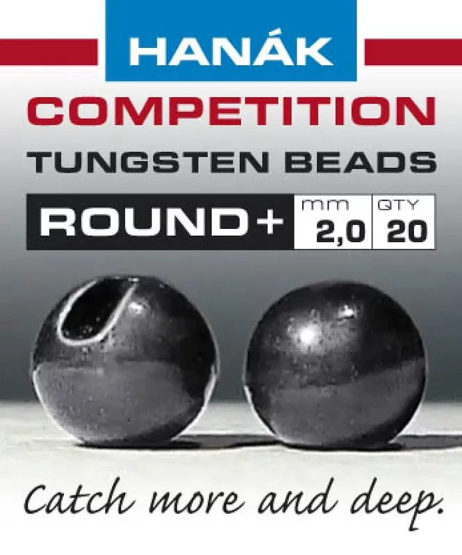 Novinka HANÁK COMPETETION Tungstenové hlavičky Round+ černý nikl