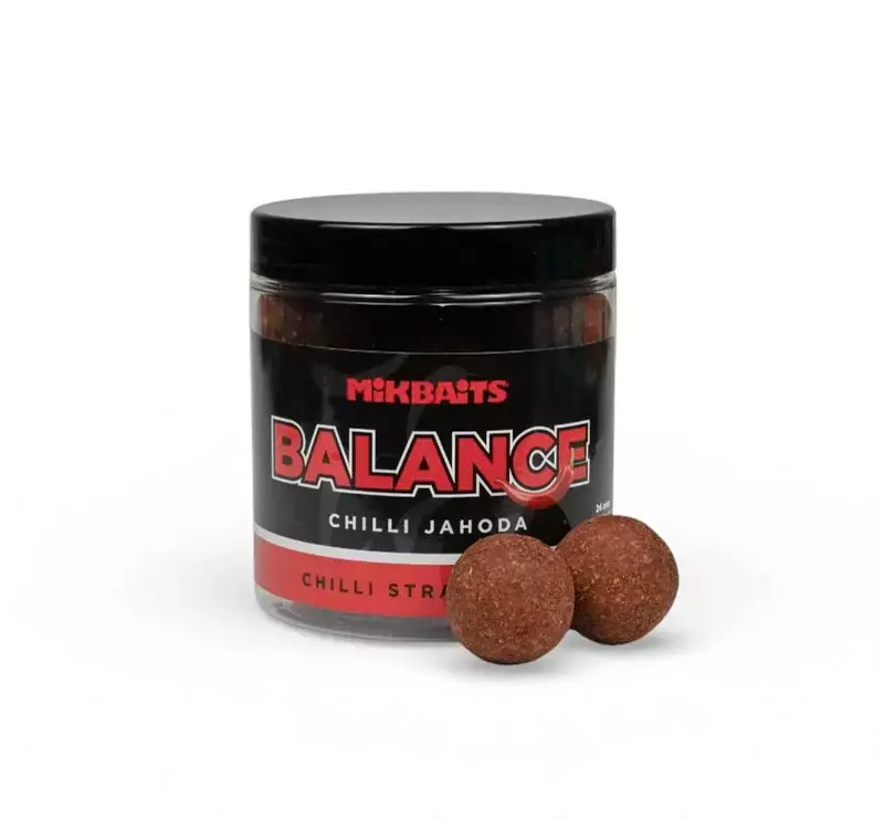 Super Cena MIKBAITS Chilli Chips Balance 250ml - Chilli Jahoda 20mm