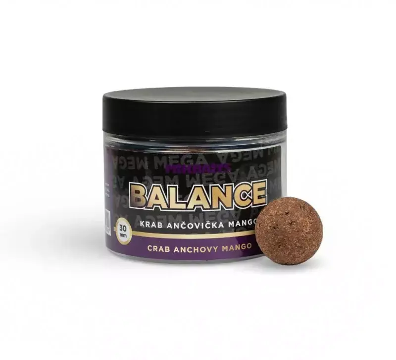 MIKBAITS Mega BALANCE 300ml - Krab Ančovička Mango 30mm Sezónní Sleva