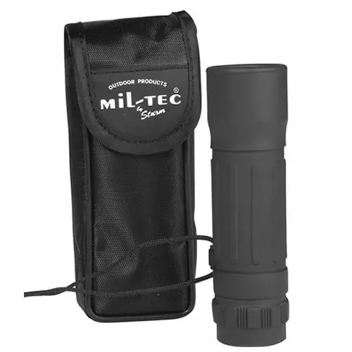 MIL-TEC Dalekohled 10x25 MONOCULAR ČERNÝ Jen Po Omezenou Doba