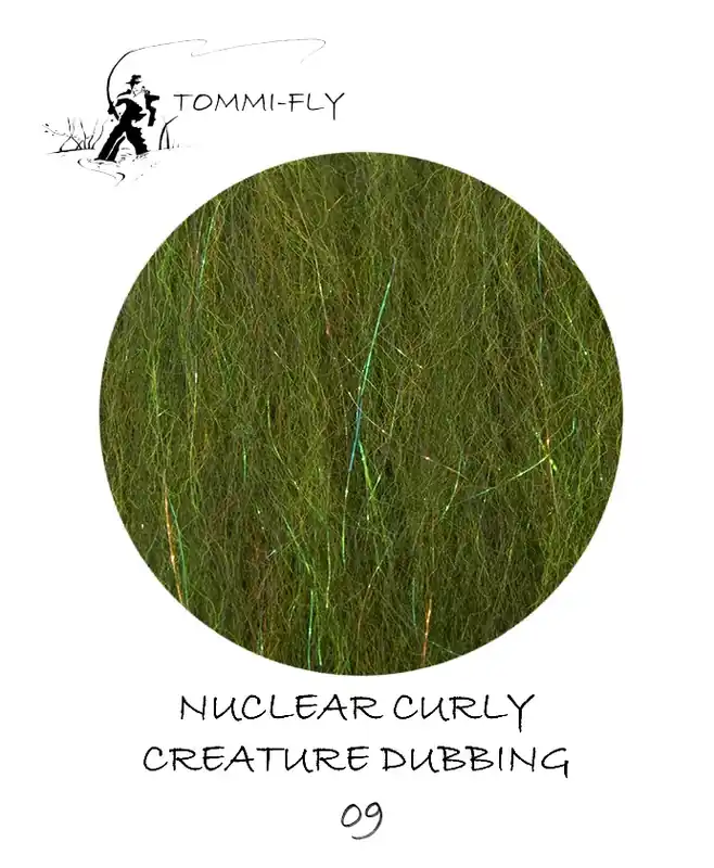 Cenový Hit Nuclear Curly Creature dubbing - Olive green