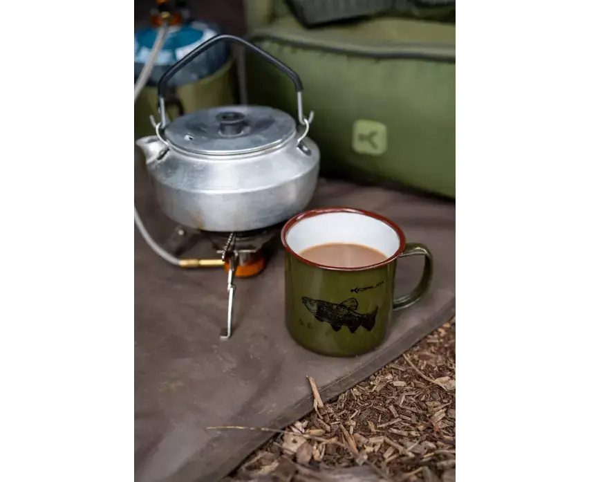Korum Hrnek Classic Enamel Mug Tench 330 ml Lín VÝPRODEJ Autentický