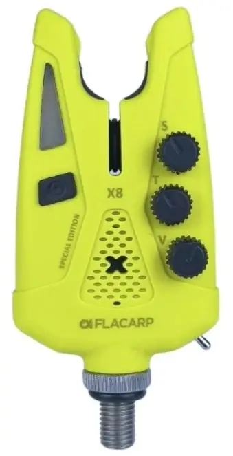 Akční Nabídka Hlásiče FLACARP - Hlásič X8 s RGB diodou a vysílačem signálu ŽLUTÝ