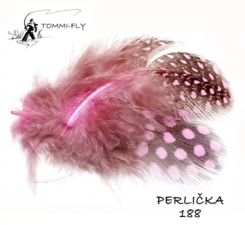 Tommi Fly PEŘÍ PERLIČKA - světle růžové Novinka