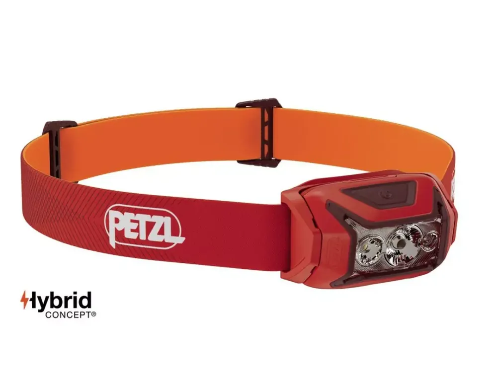 Aktuální Petzl čelovky - Actik červená 2025